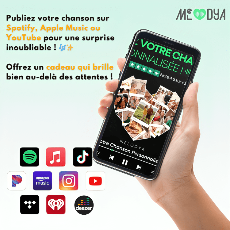 Votre Chanson personnalisé en streaming - Melodya - MELODYA